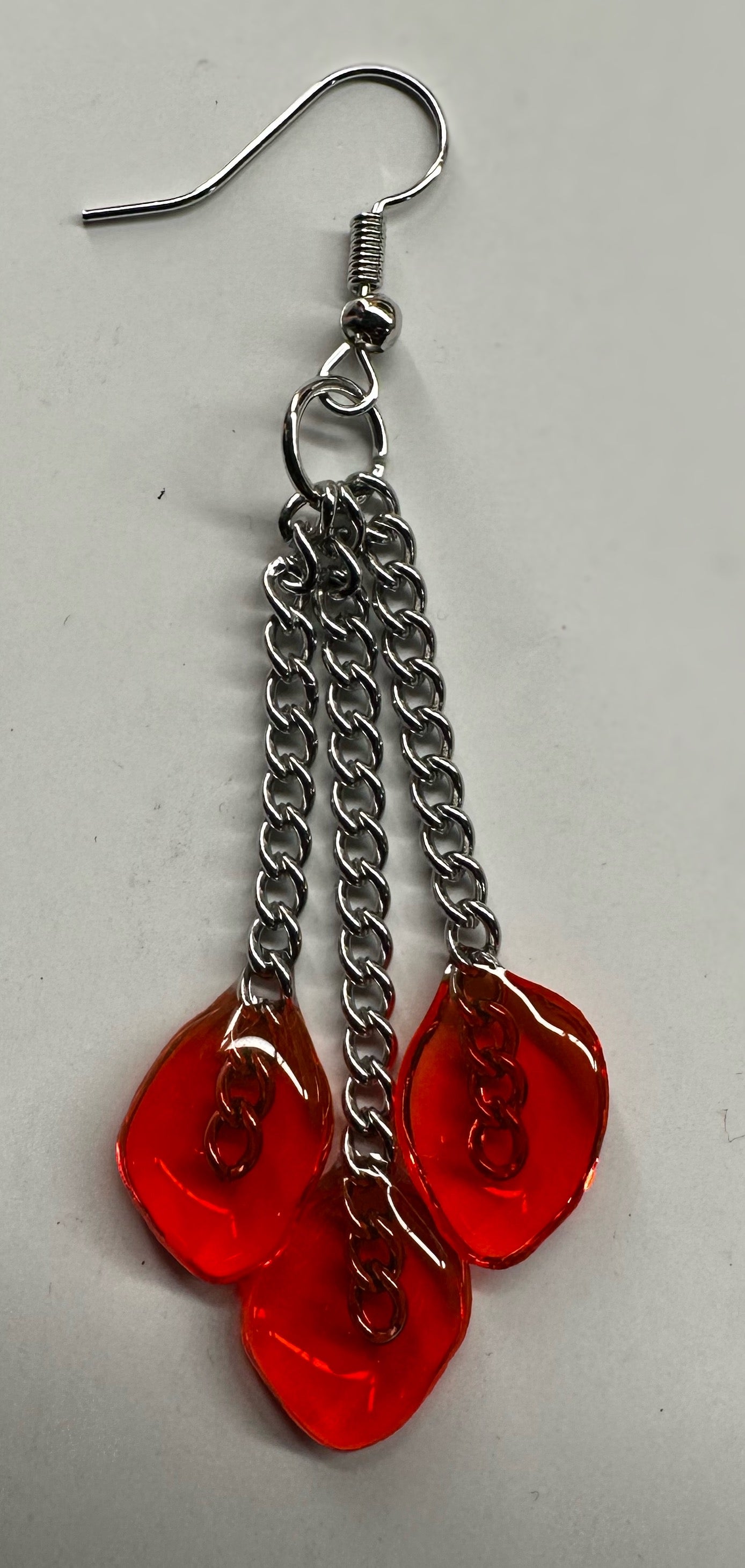 Red Dangle Earrings