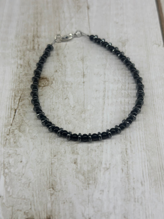 Black Hematite Bracelet