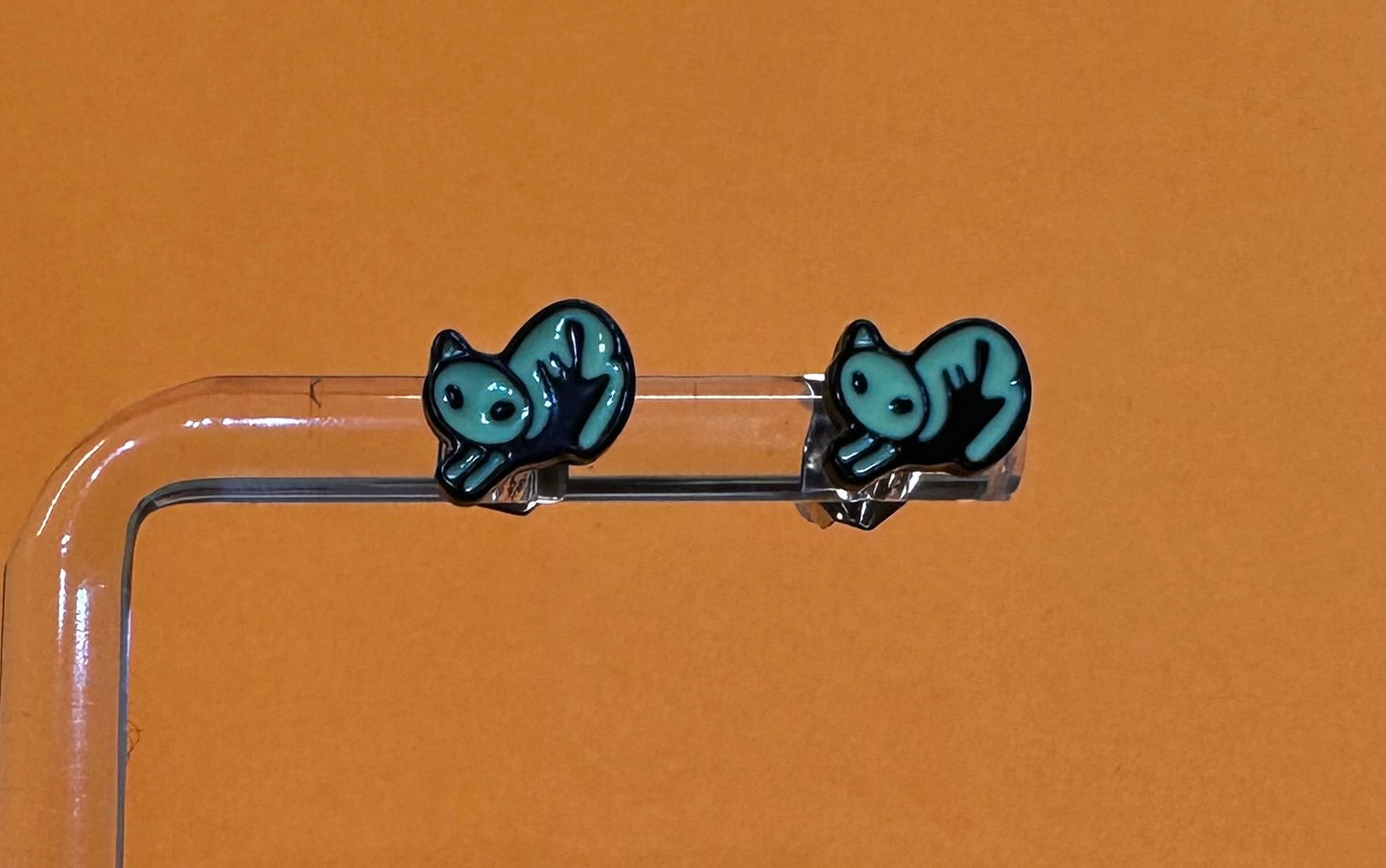 Cat Stud Earrings