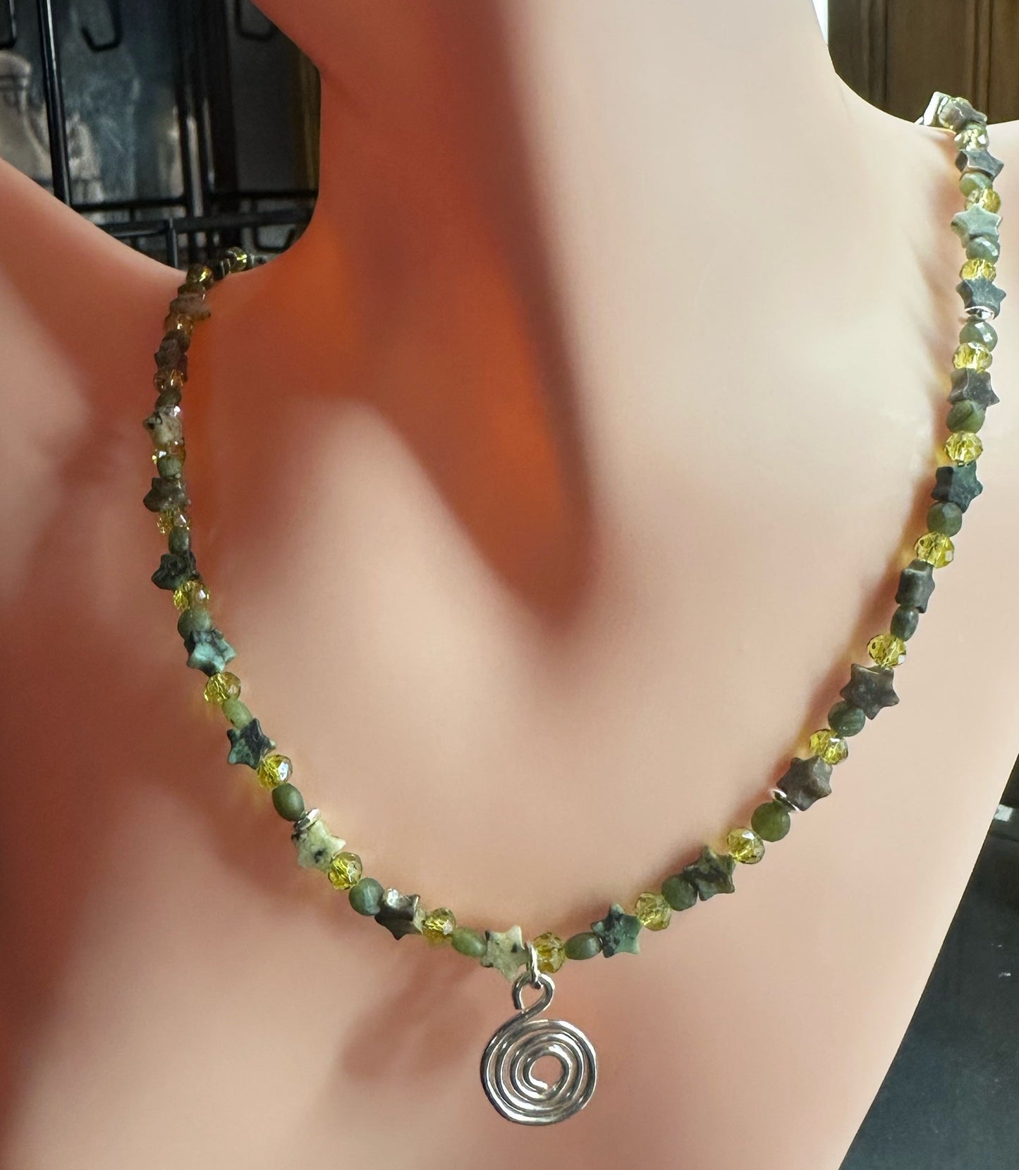 Camouflage 925 Sterling Silver Necklace