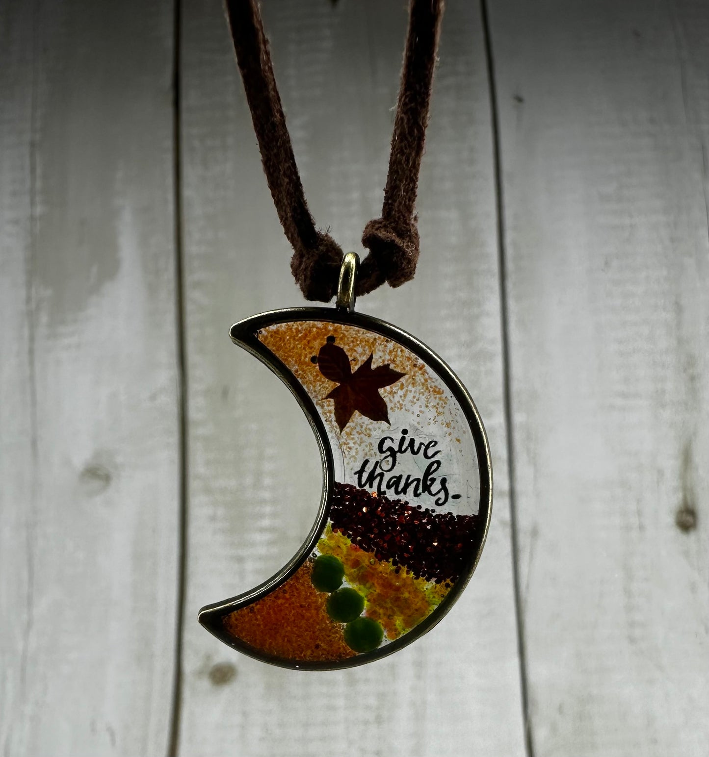 Moon Shape Pendant Necklace