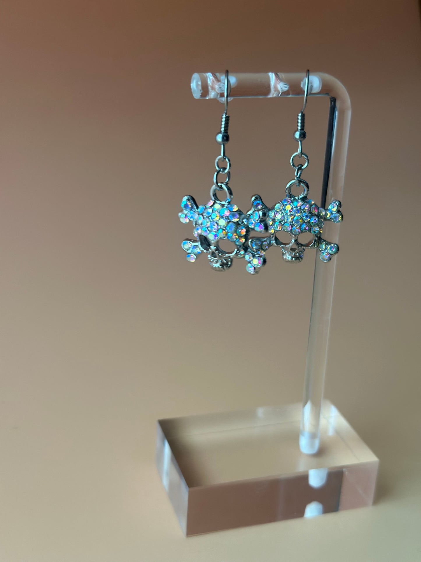 Bling Skull Earrings
