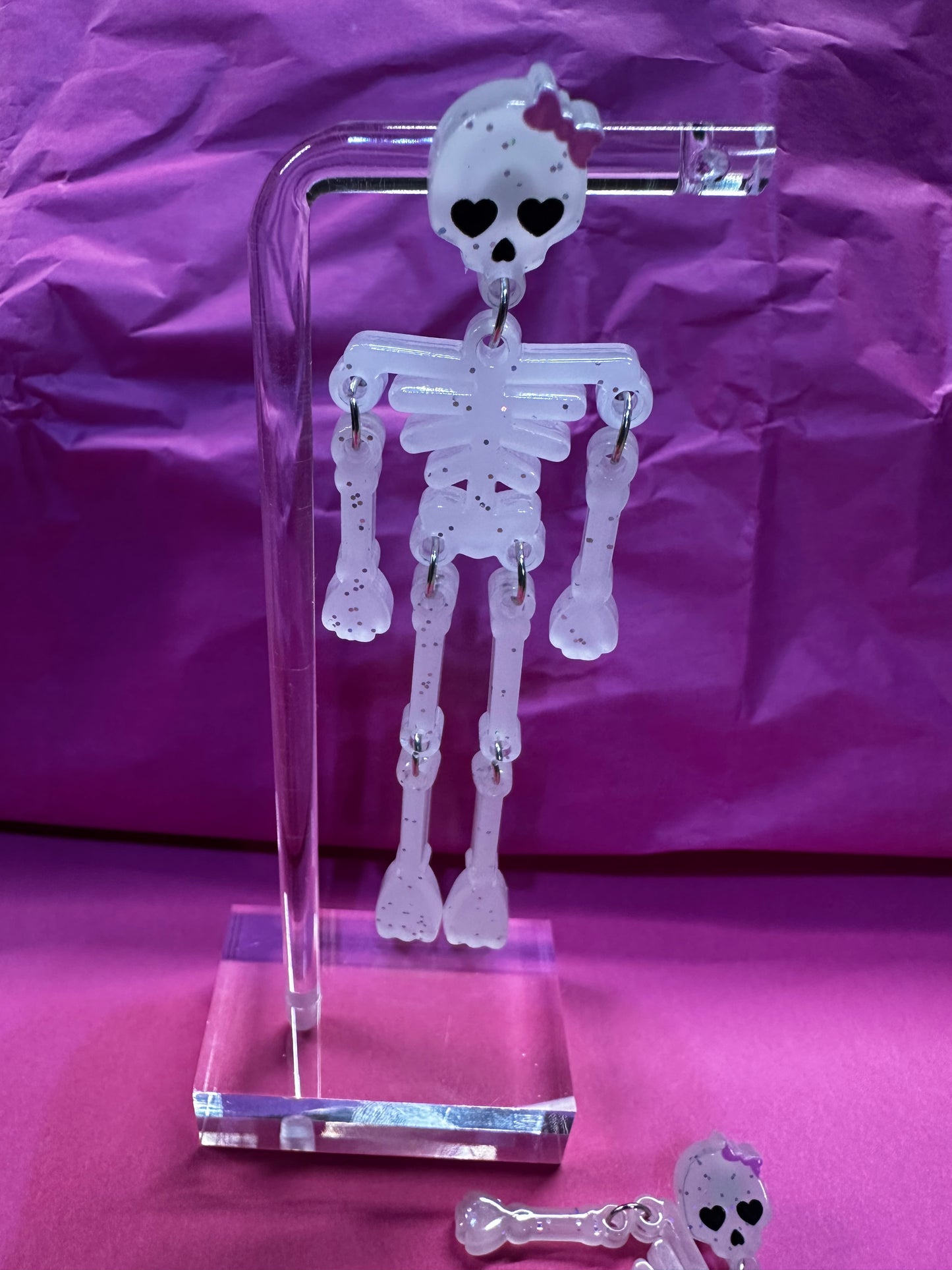 Skeleton Earrings