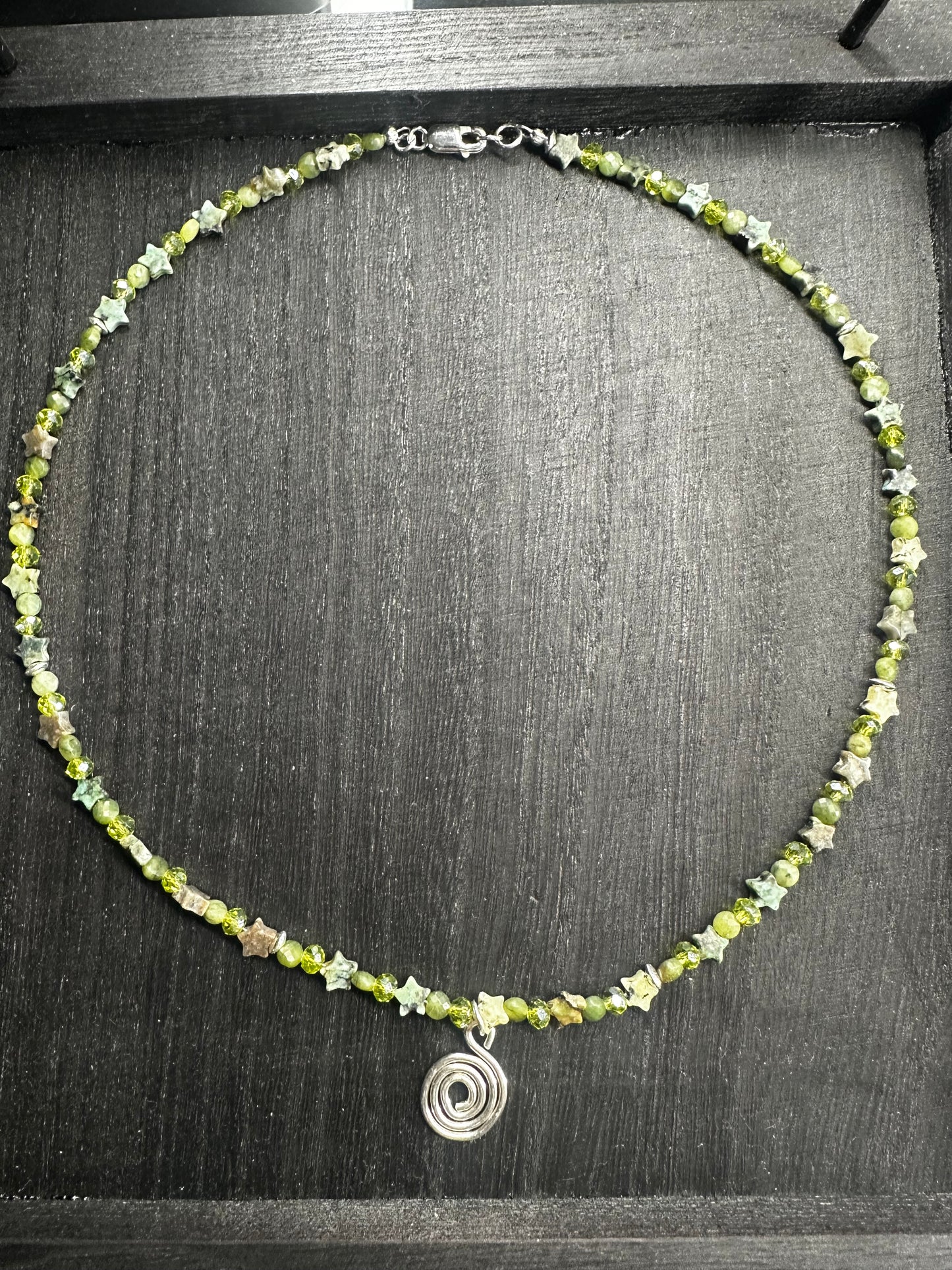 Camouflage 925 Sterling Silver Necklace
