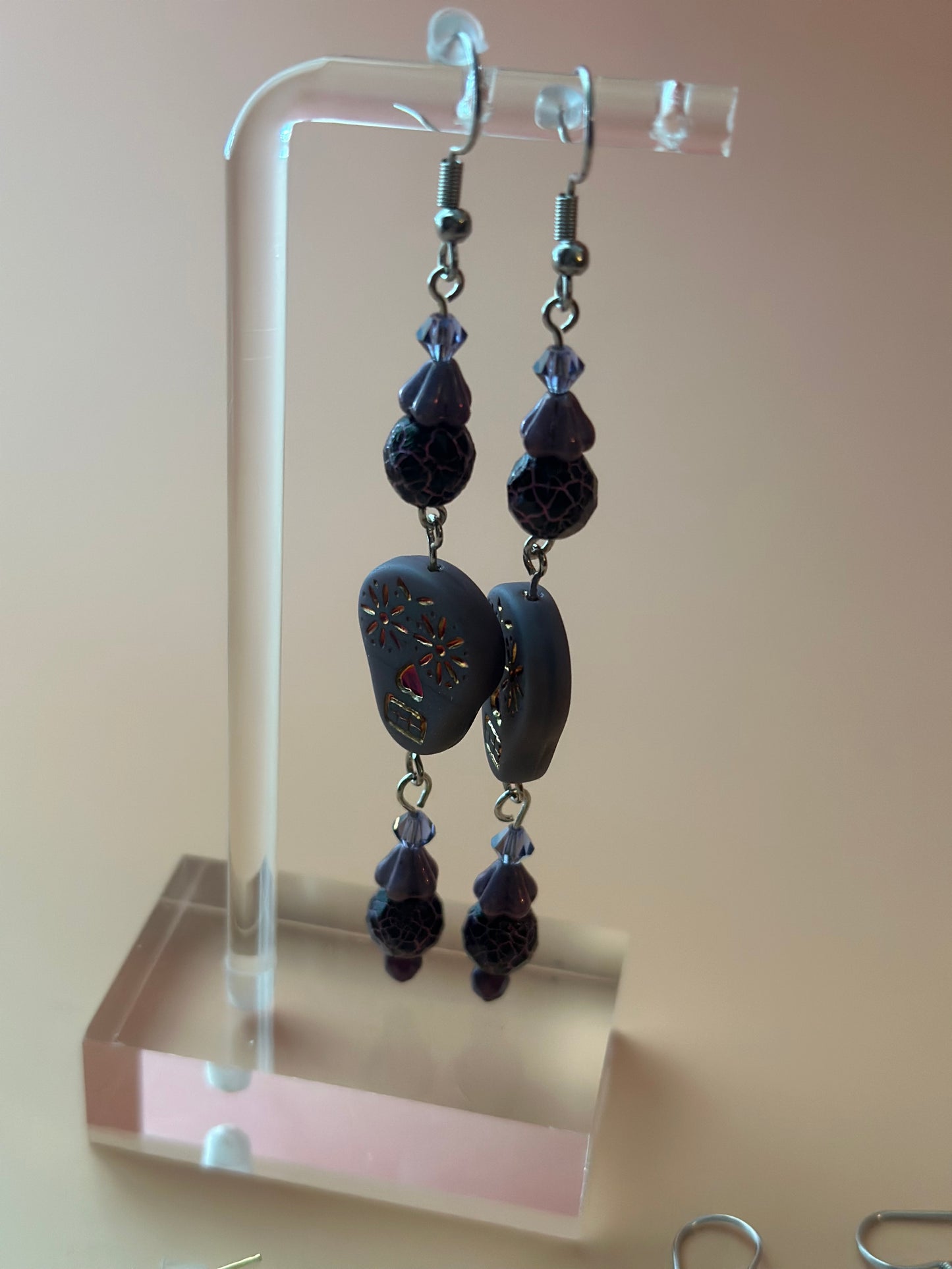 Skull Dangle Earrings