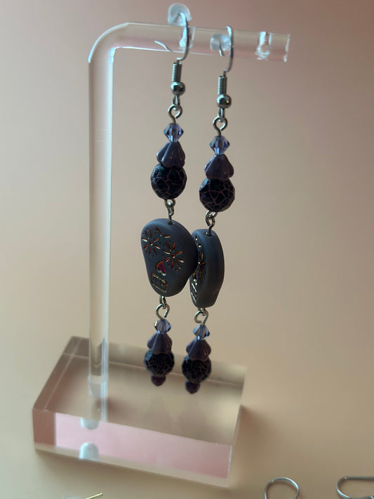 Skull Dangle Earrings