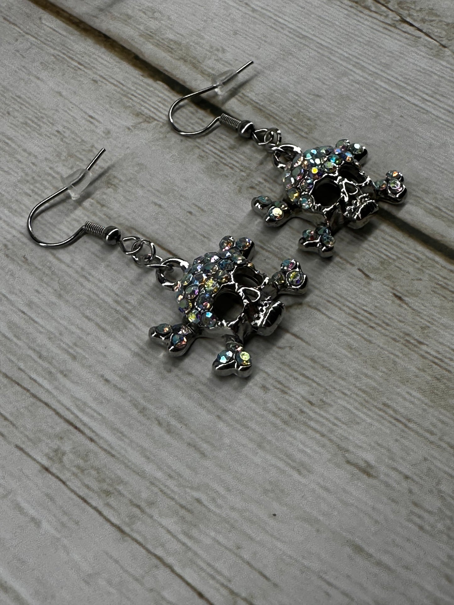 Bling Skull Earrings