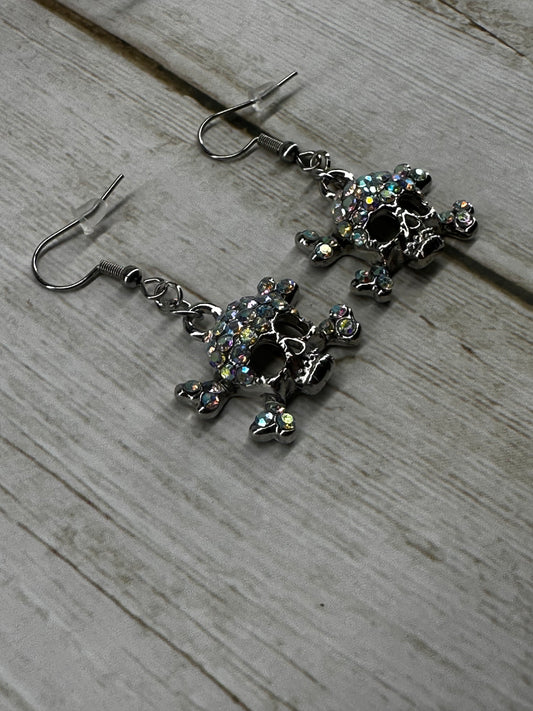 Bling Skull Earrings