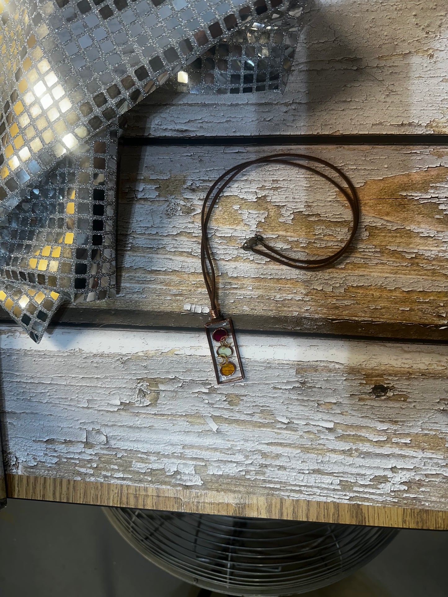 Rectangle Pendant Necklace