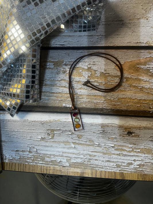 Rectangle Pendant Necklace