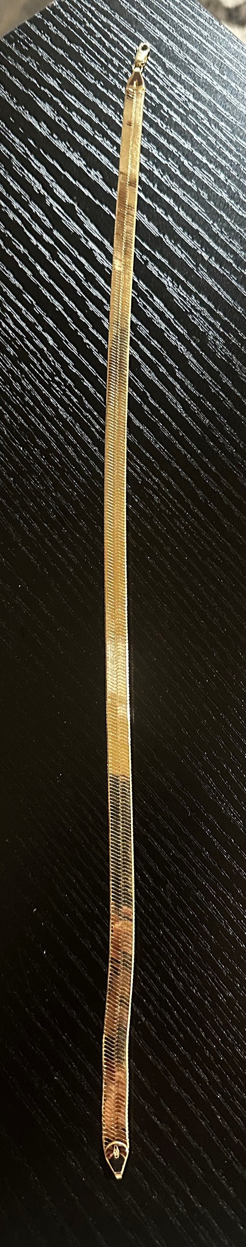 14kt Yellow Gold Herringbone Chain