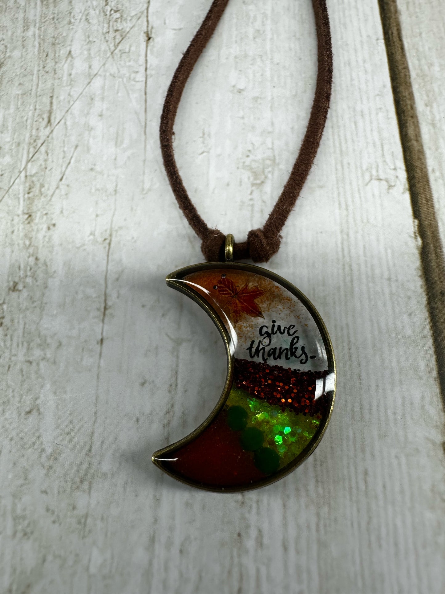 Moon Shape Pendant Necklace