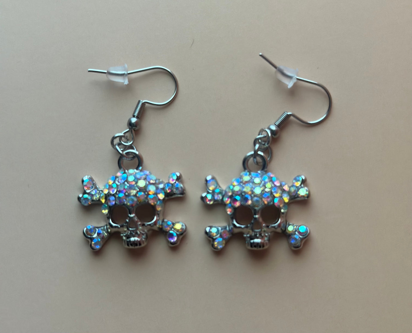 Bling Skull Earrings