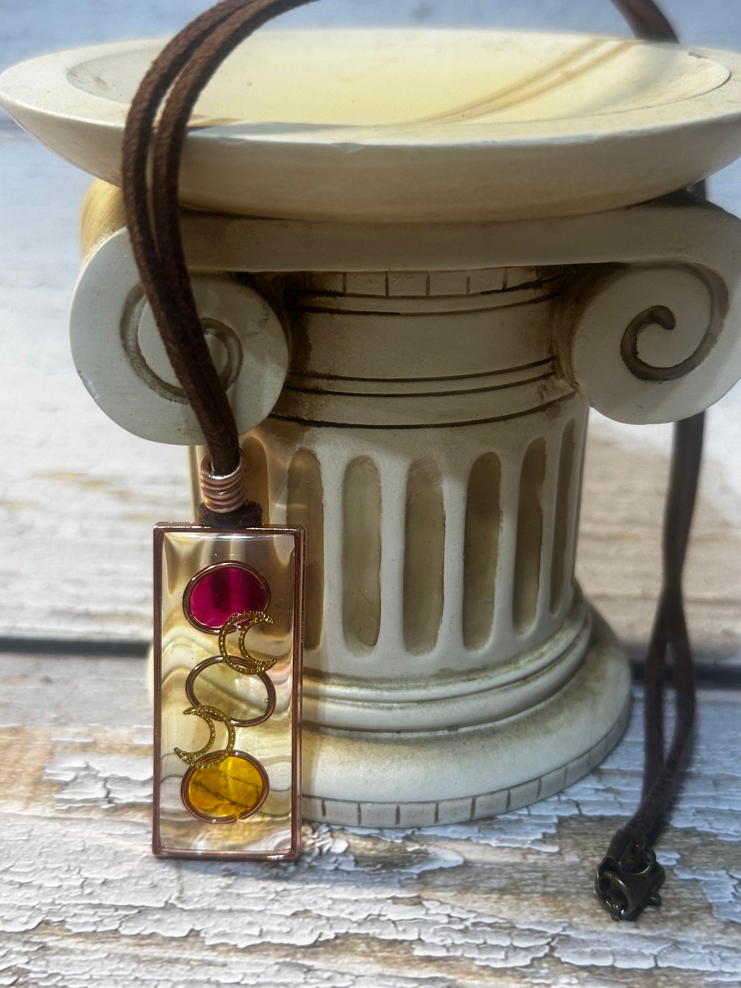 Rectangle Pendant Necklace
