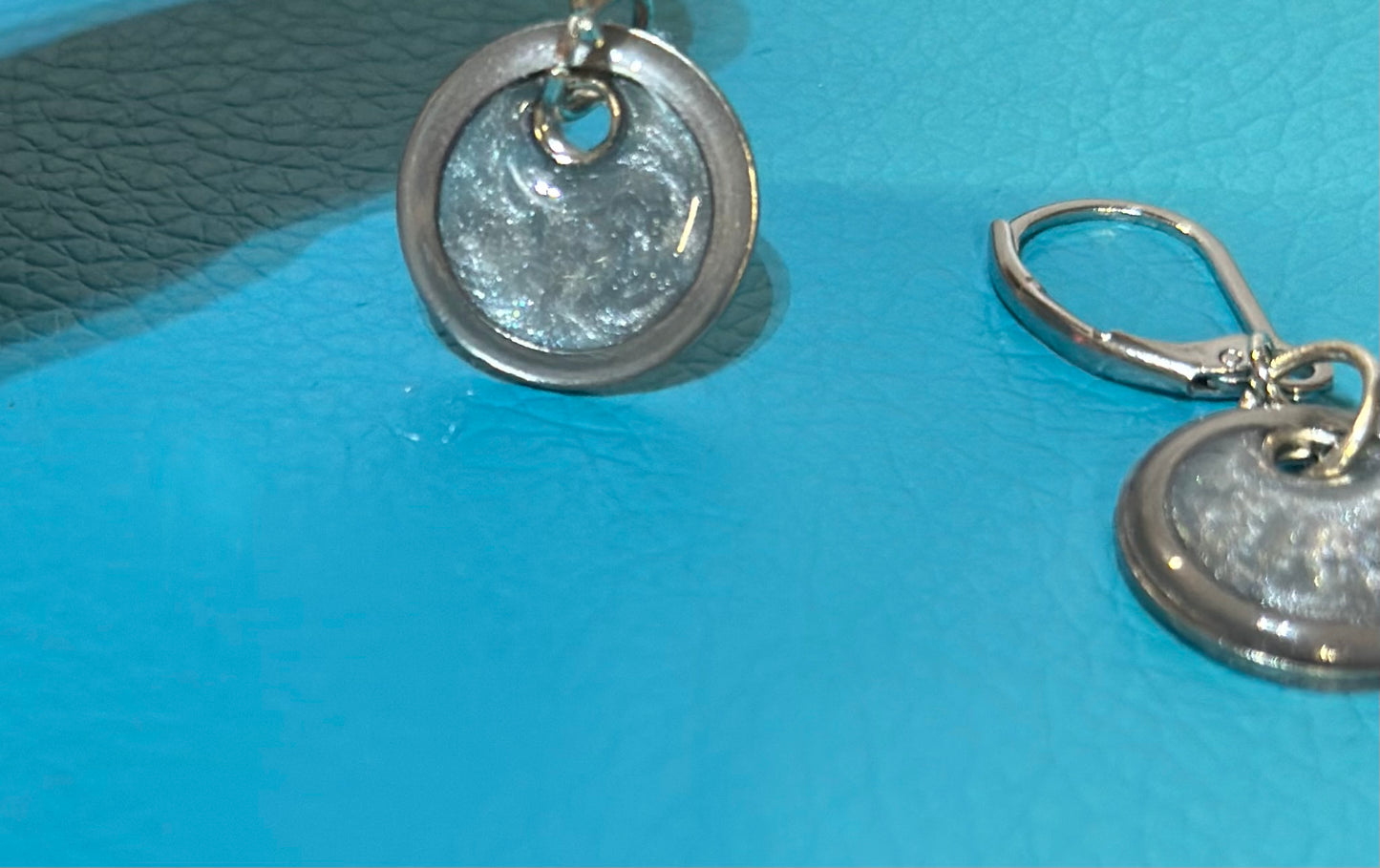 Mini Dangle Drop Disc Earrings
