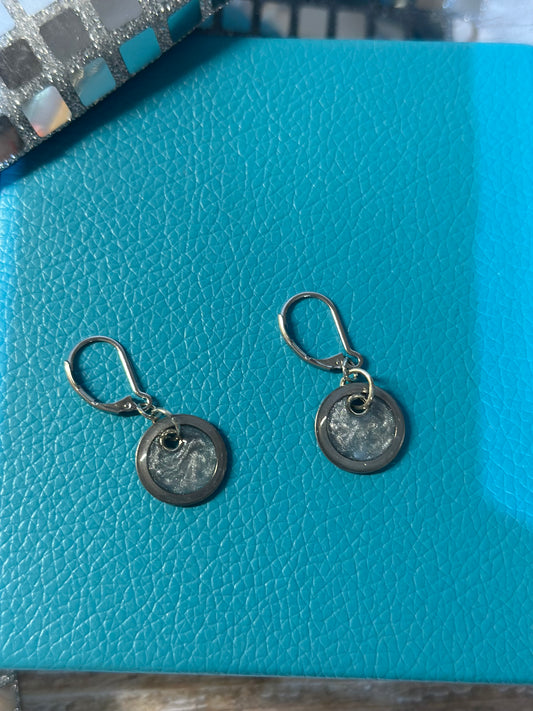Mini Dangle Drop Disc Earrings