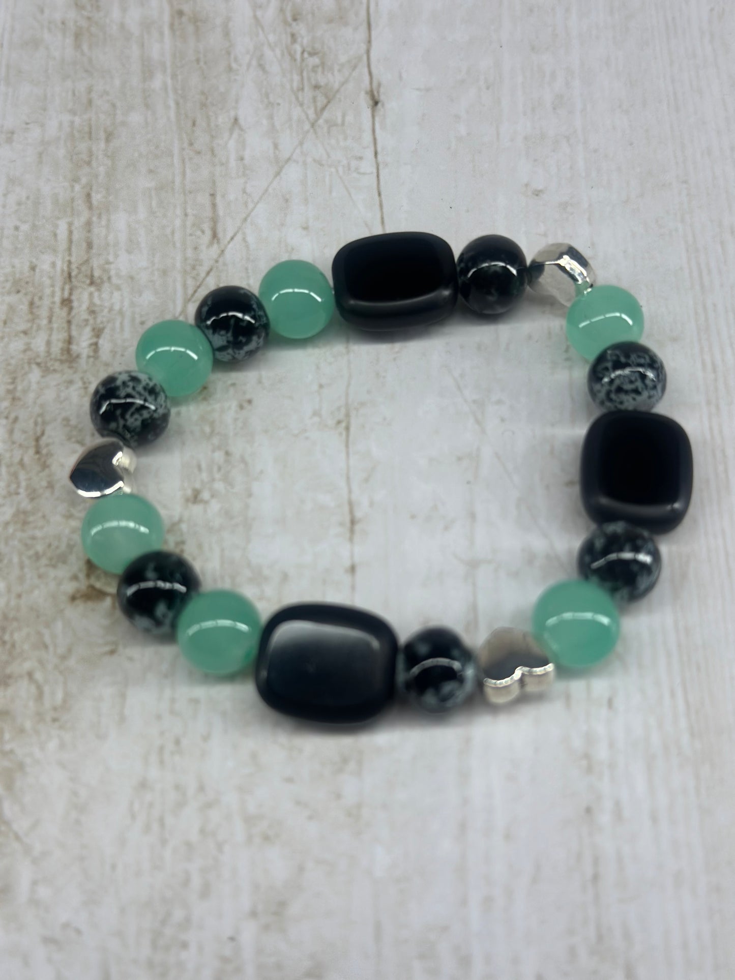 Green Aventurine Heart Bracelet
