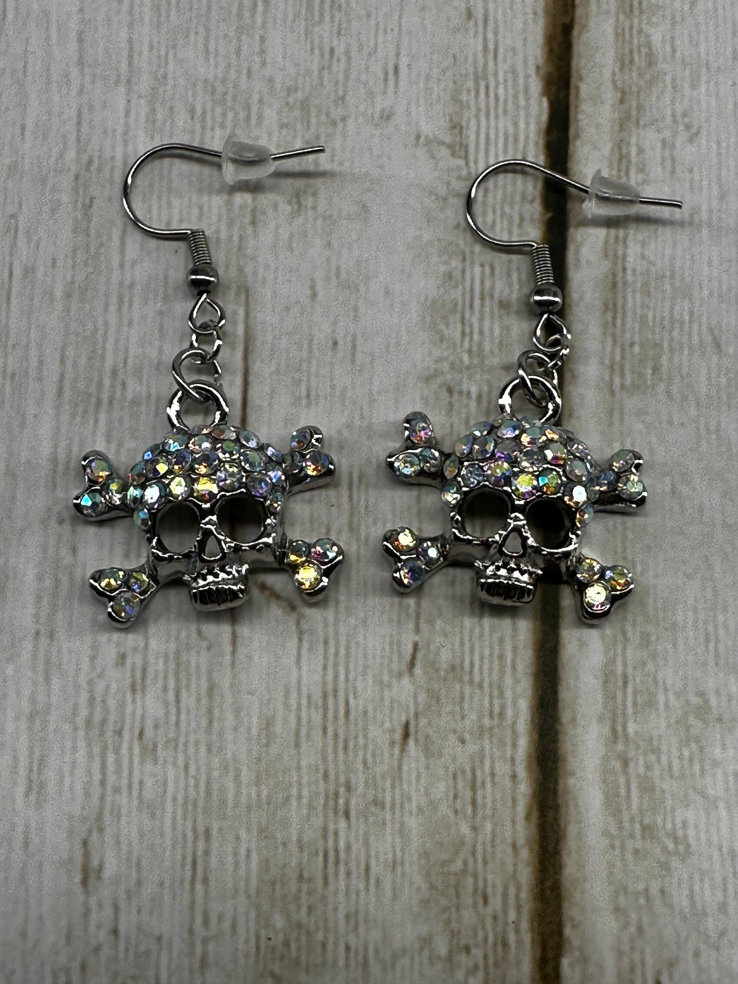 Bling Skull Earrings