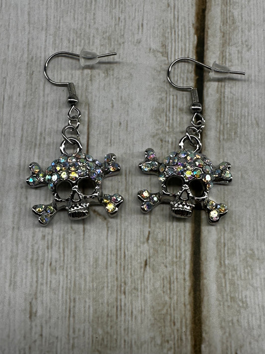 Bling Skull Earrings