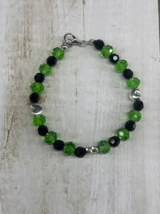 Green of Hearts Bracelet